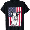 Peace Love Boston Terrier Tie-Dye Dog Lover Tee