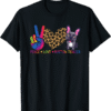 Peace Love Boston Terrier Tie-Dye Dog Lover Tee